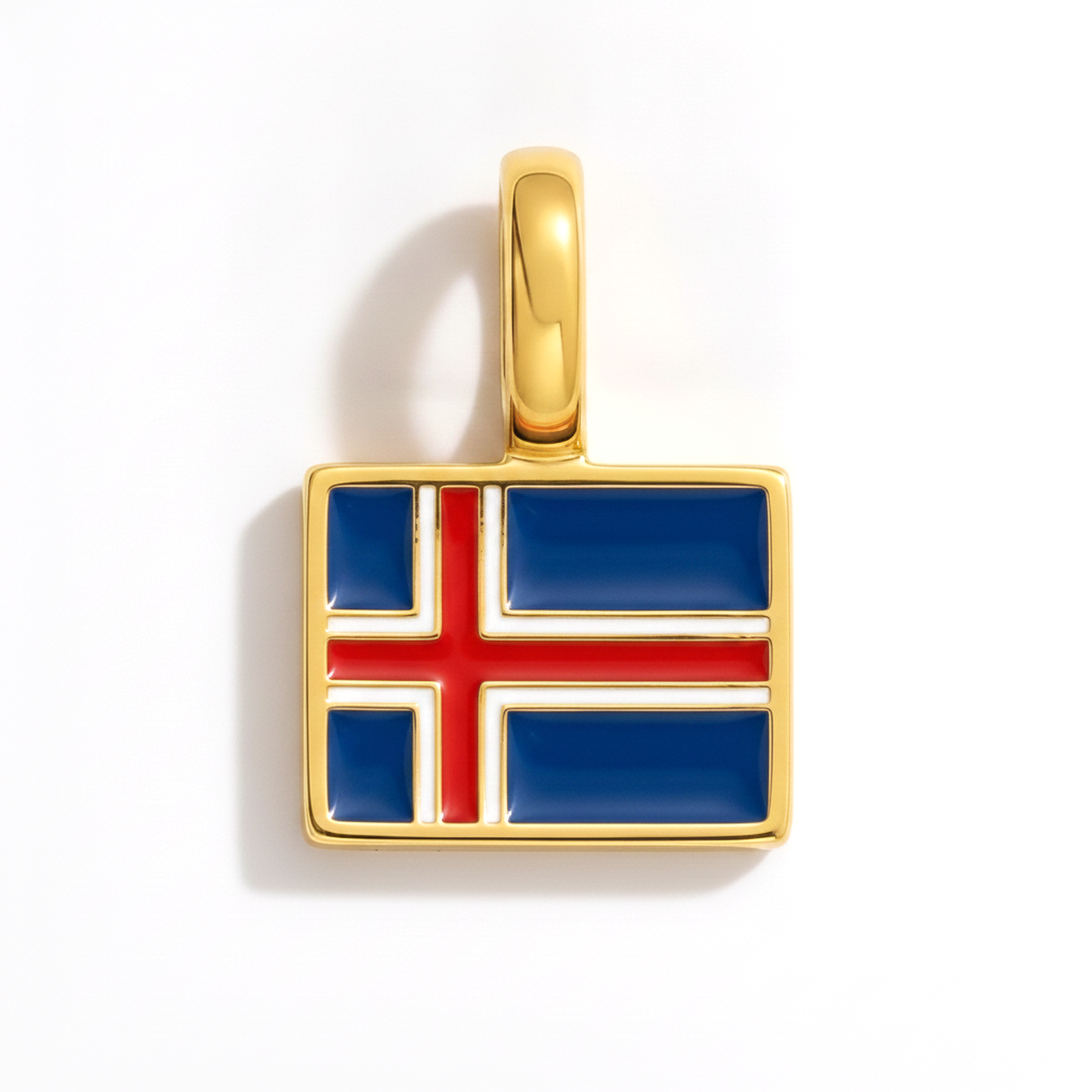Charm - Flagge Eckig – Gold