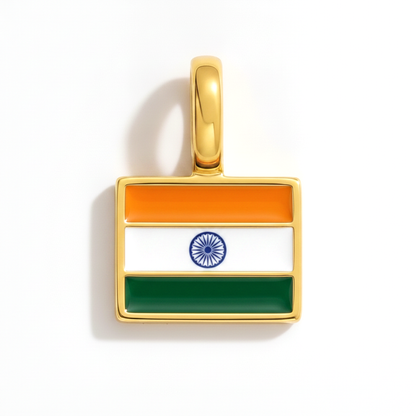 Charm - Flagge Eckig – Gold