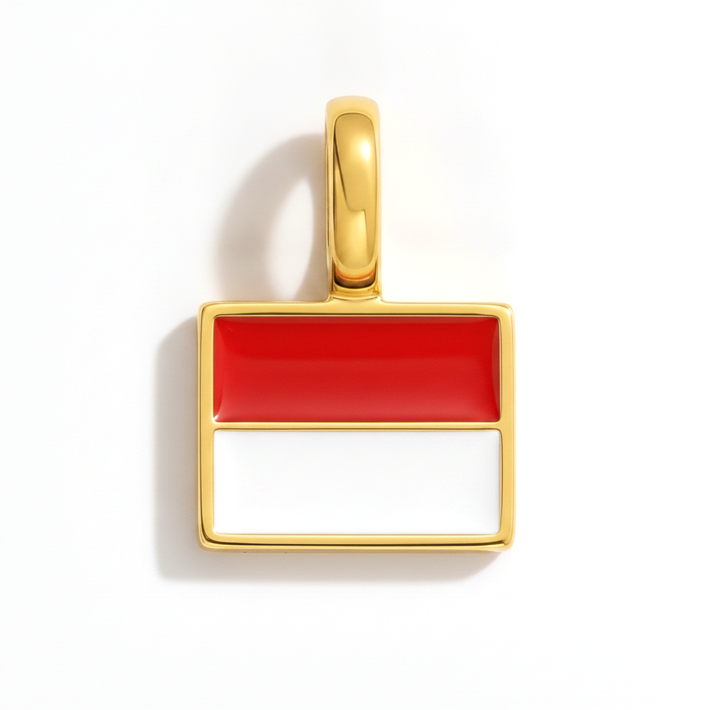 Charm - Flagge Eckig – Gold