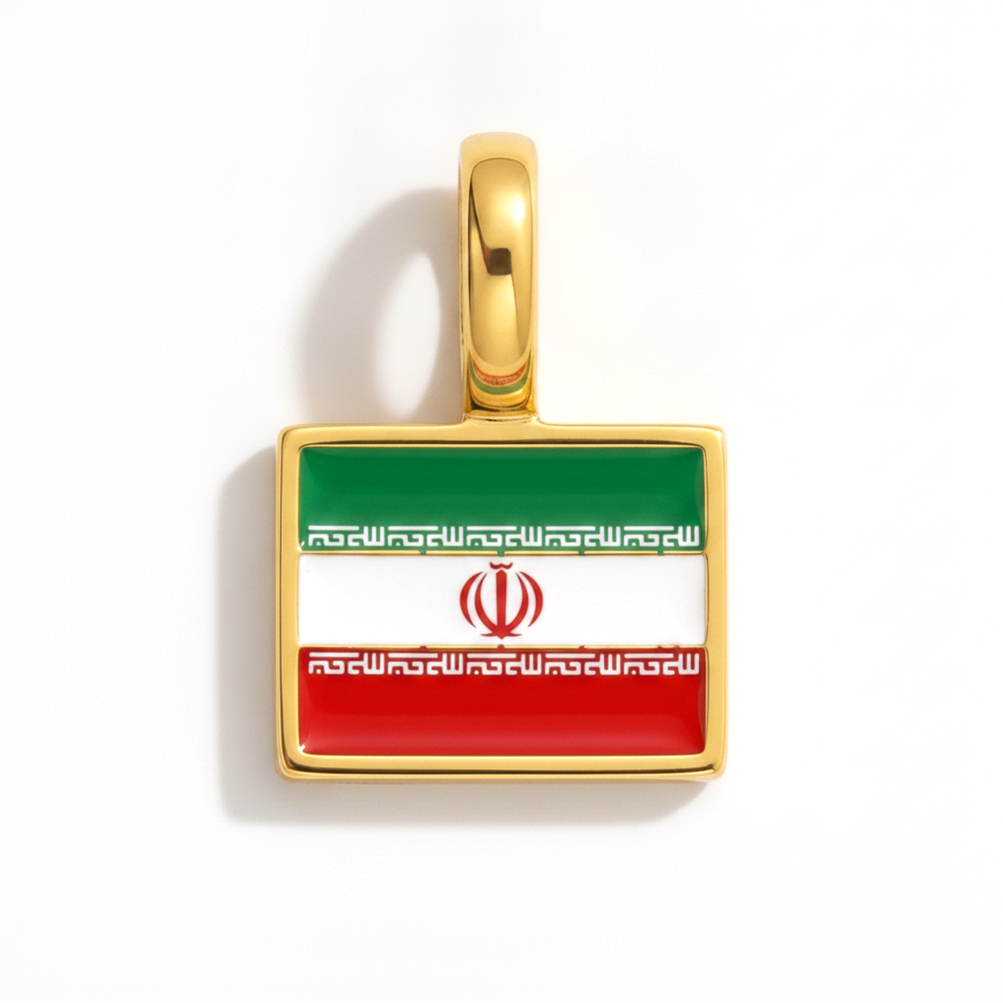 Charm - Flagge Eckig – Gold