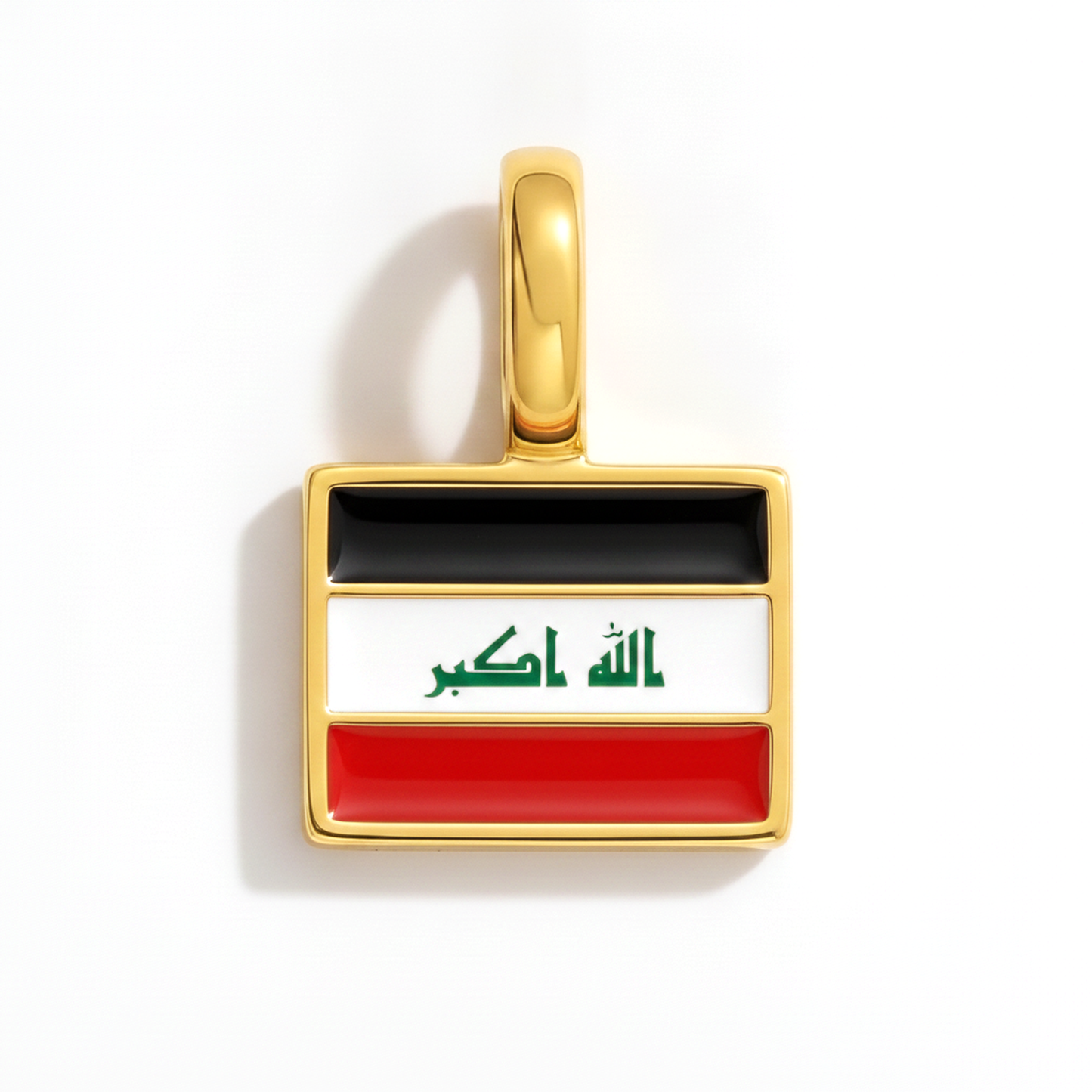 Charm - Flagge Eckig – Gold