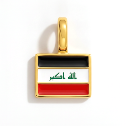 Charm - Flagge Eckig – Gold