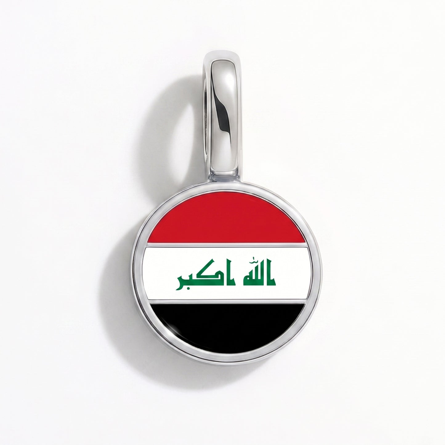 Irak Flagge – Charm Silber