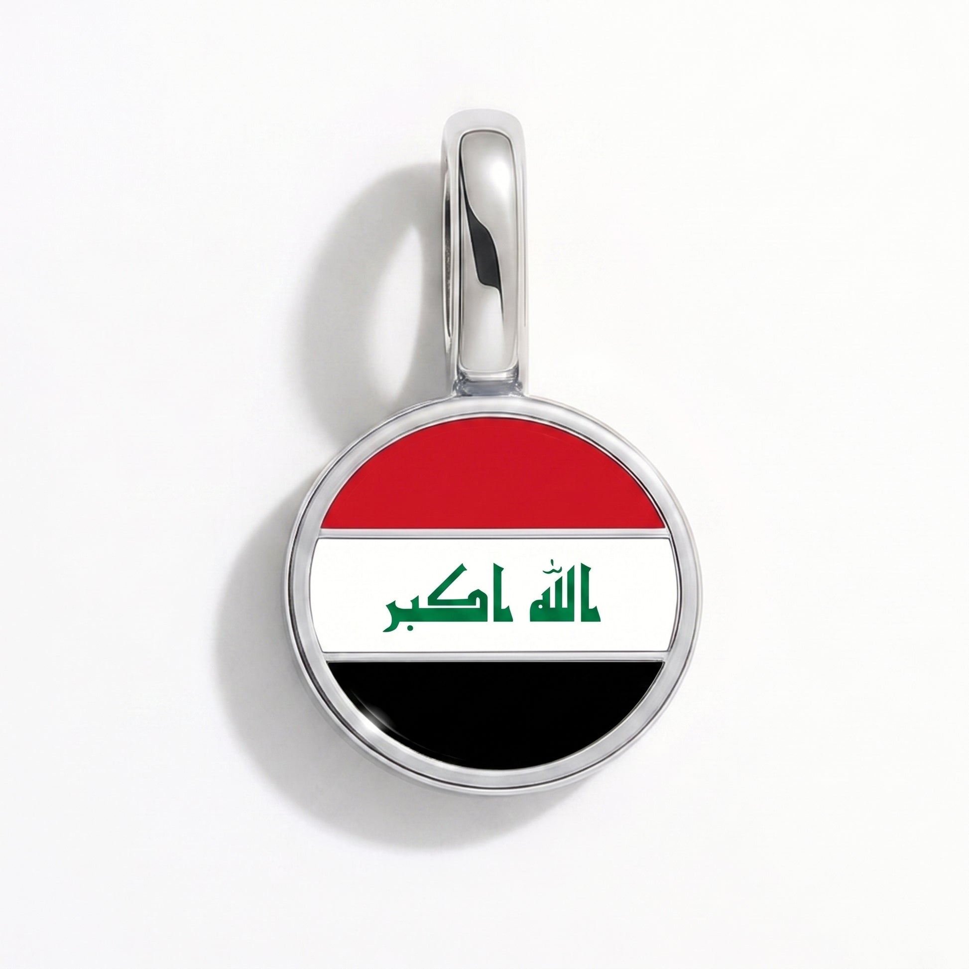 Irak Flagge – Charm Silber