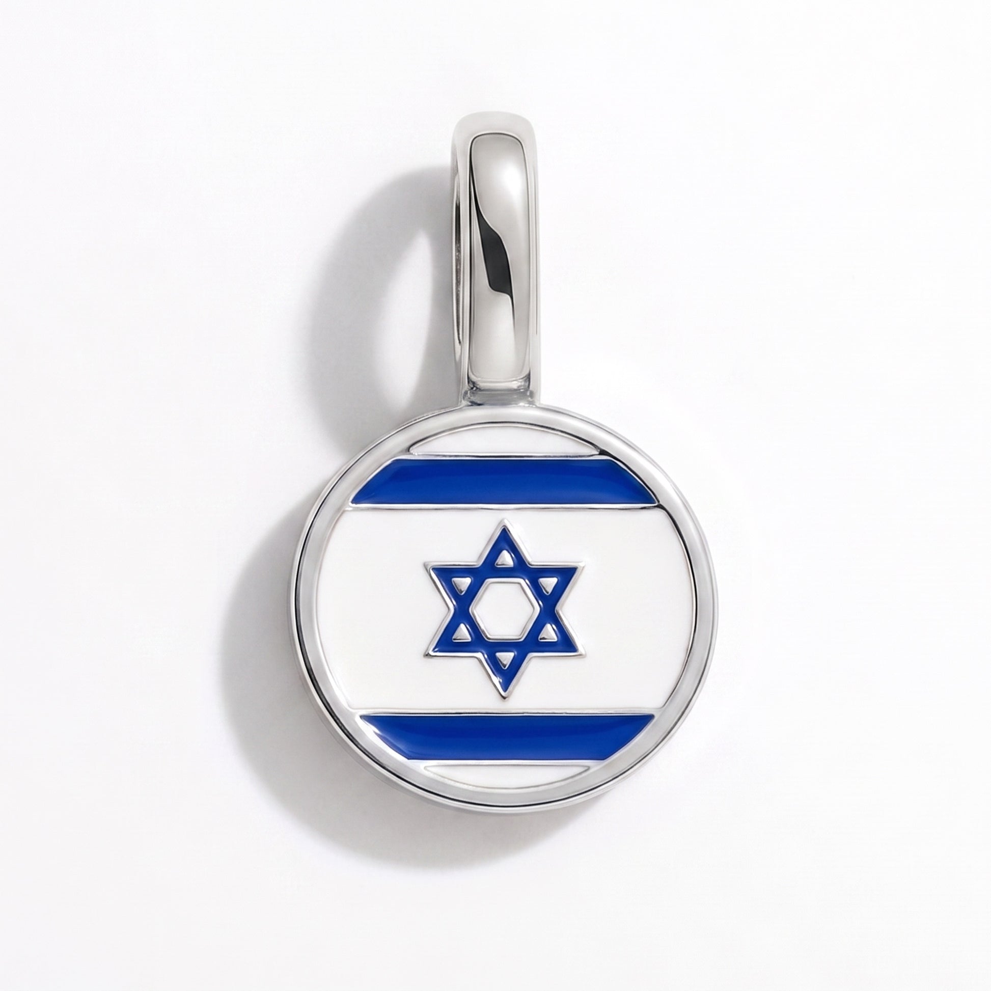 Israel Flagge – Charm Silber