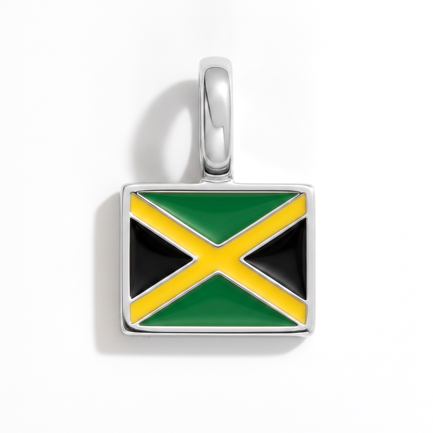 Charm - Flagge Eckig – Silber