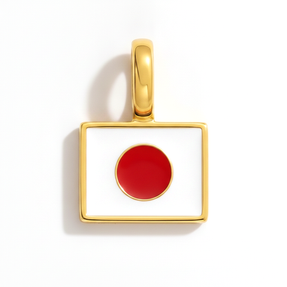 Charm - Flagge Eckig – Gold