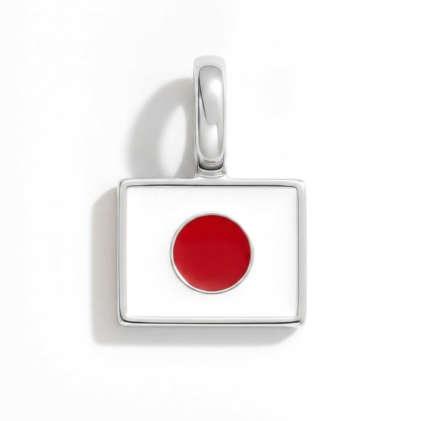 Charm - Flagge Eckig – Silber
