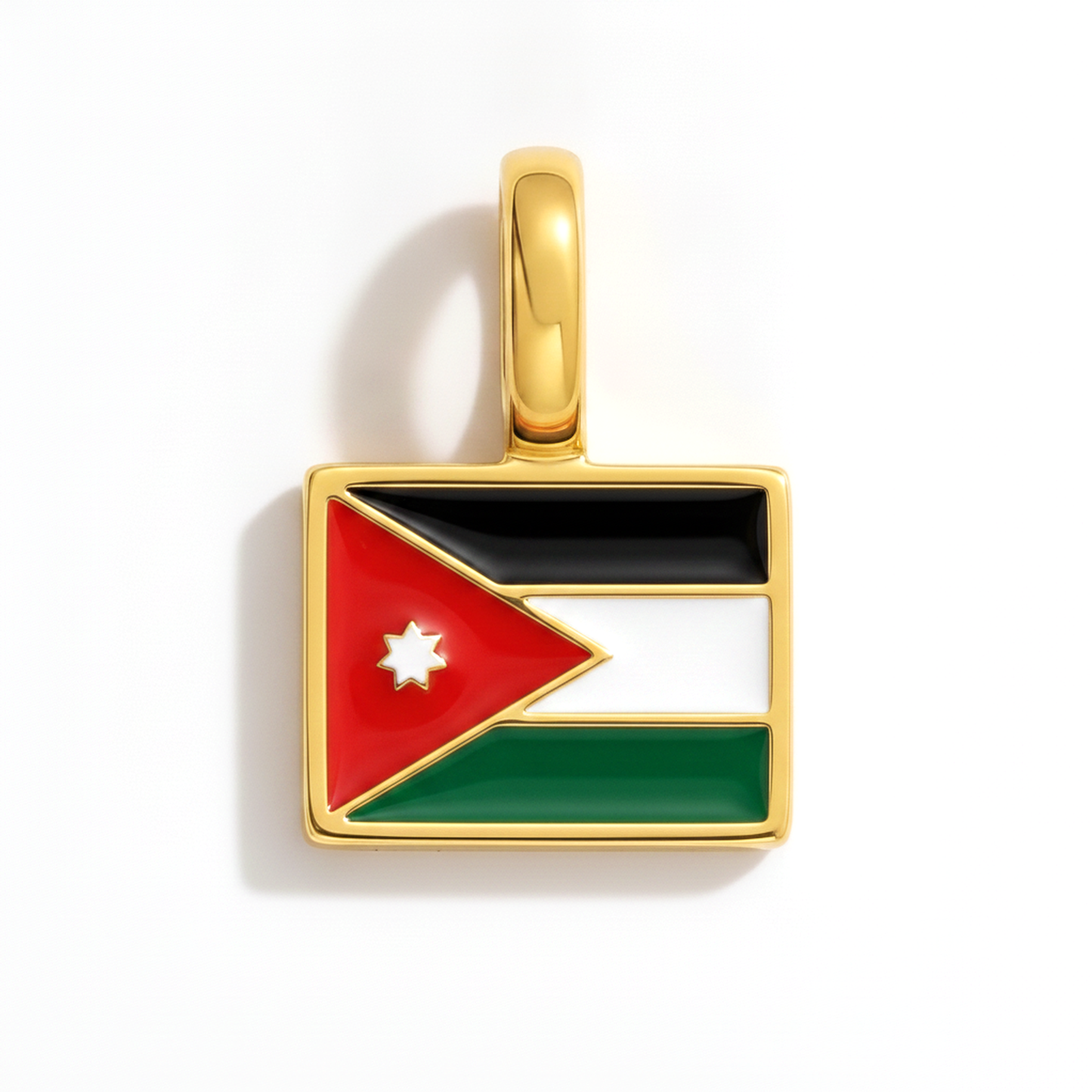 Charm - Flagge Eckig – Gold