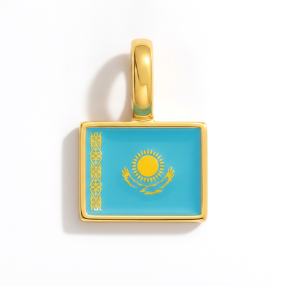 Charm - Flagge Eckig – Gold