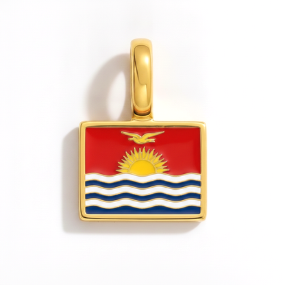 Charm - Flagge Eckig – Gold