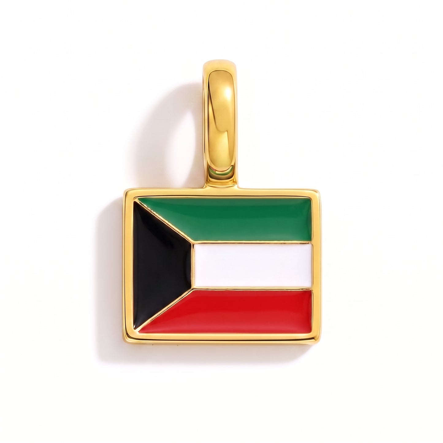 Charm - Flagge Eckig – Gold