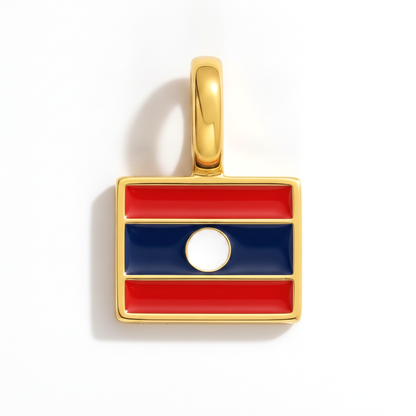 Charm - Flagge Eckig – Gold