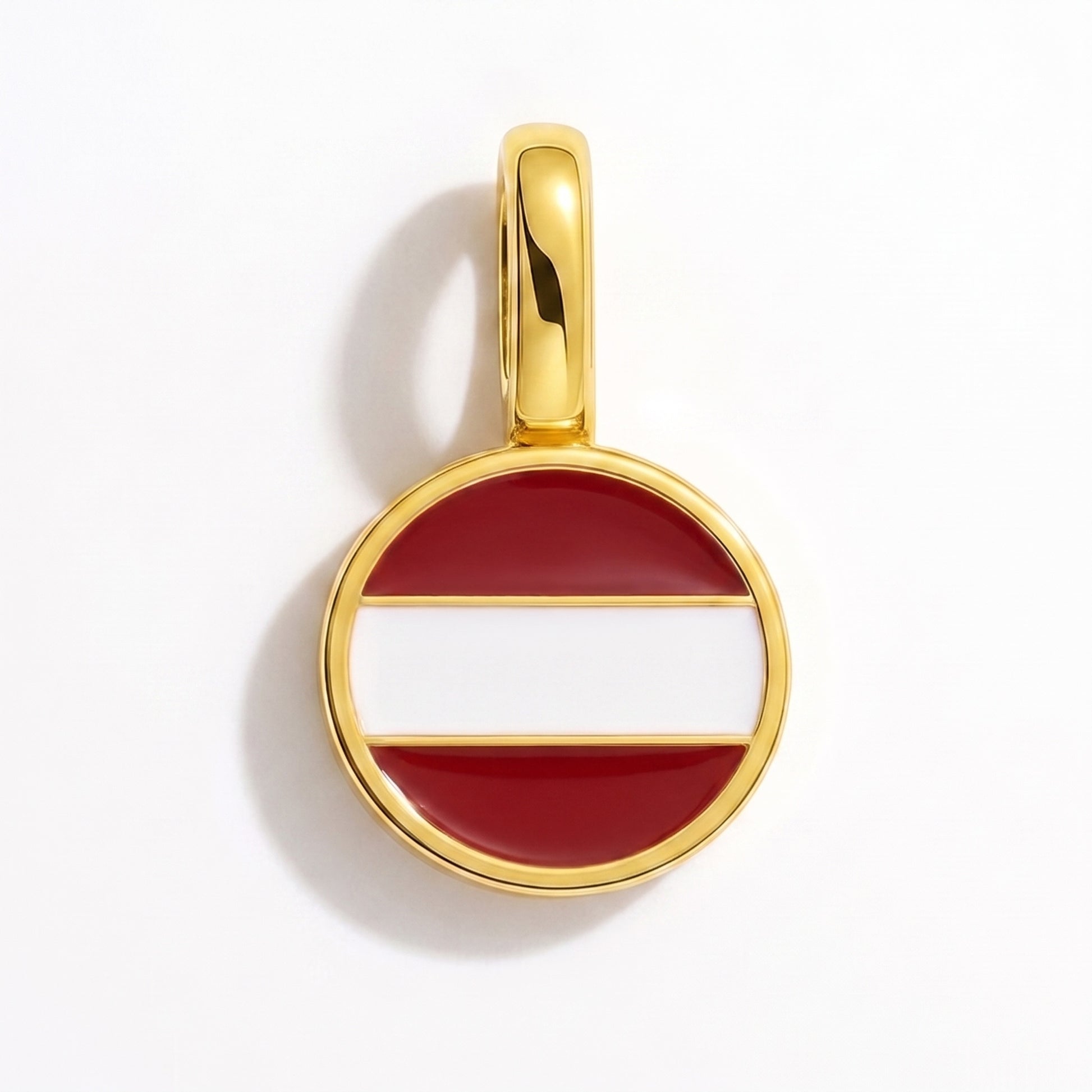 Lettland Flagge – Charm