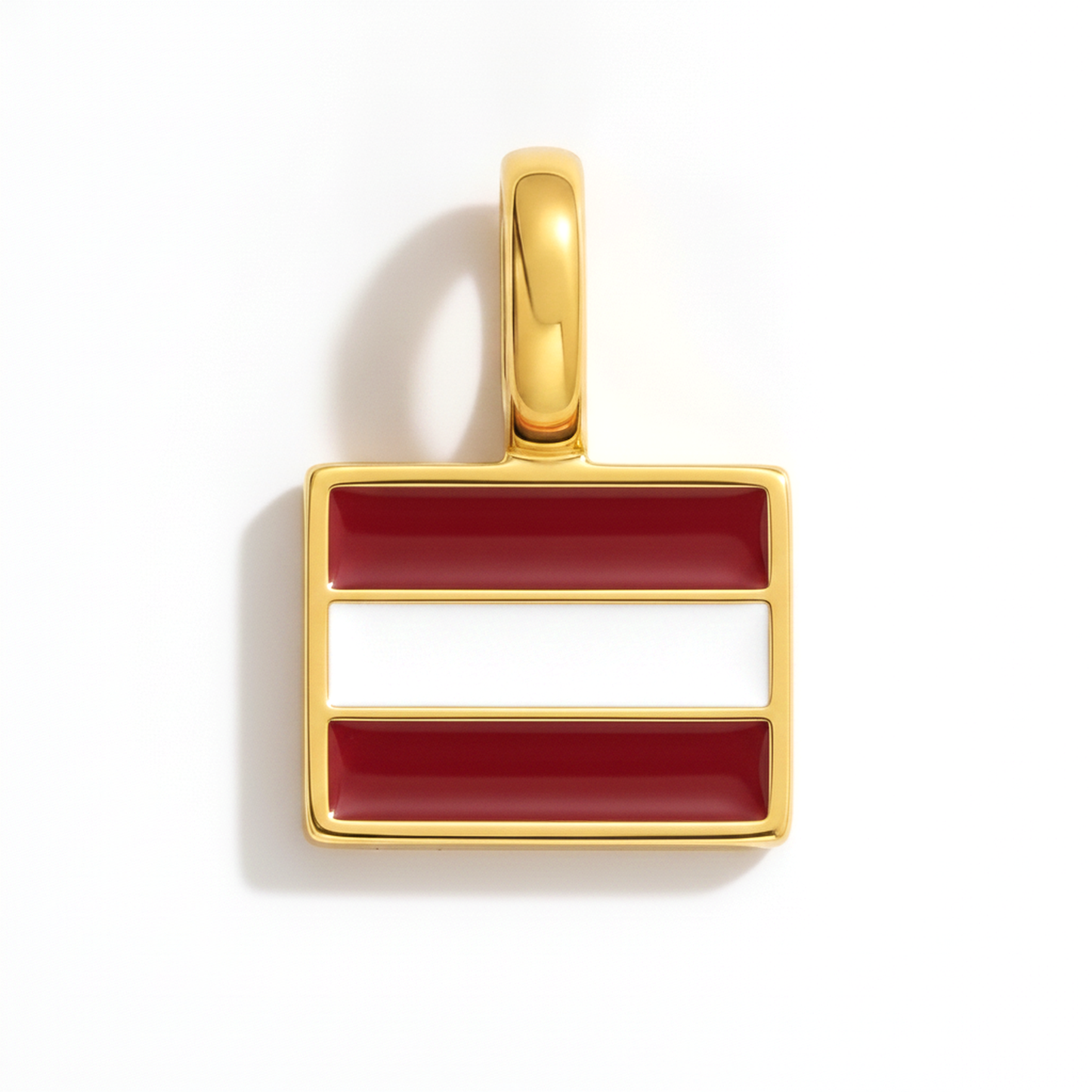 Charm - Flagge Eckig – Gold