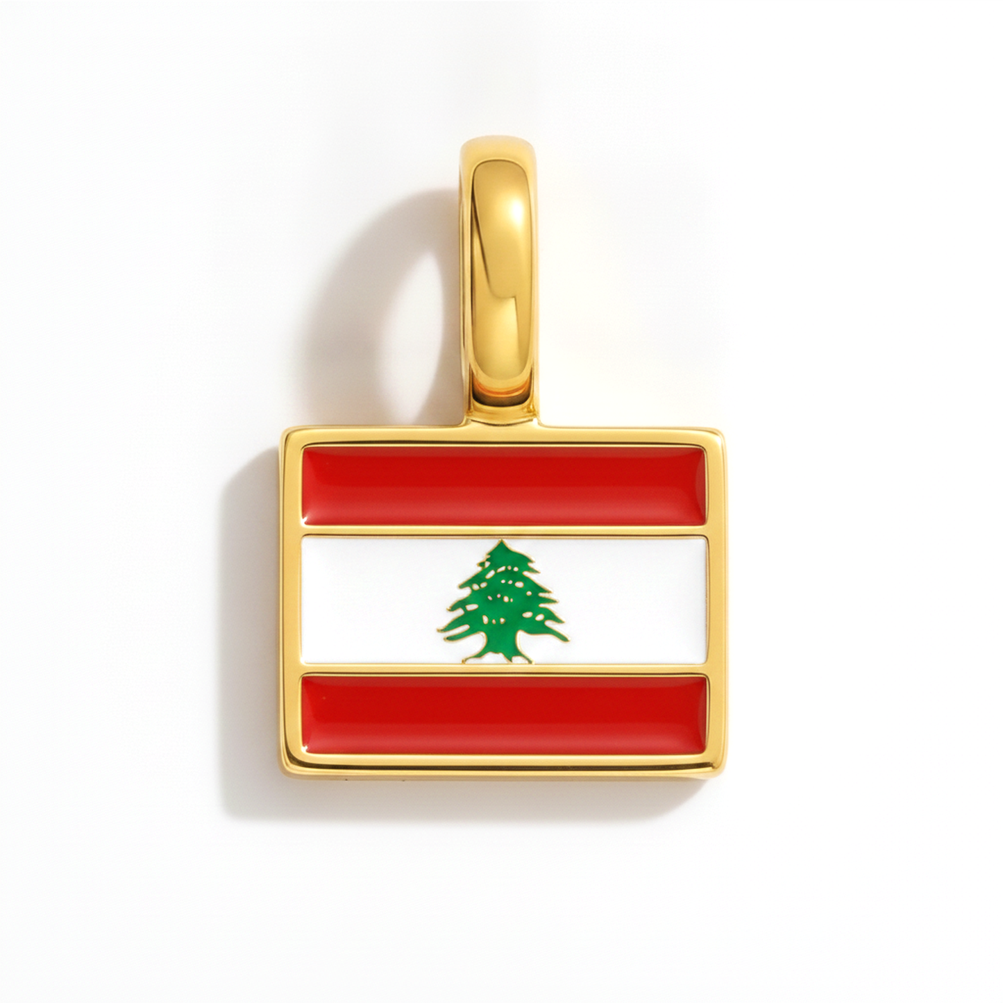 Charm - Flagge Eckig – Gold