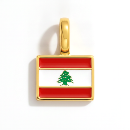 Charm - Flagge Eckig – Gold