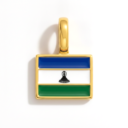 Charm - Flagge Eckig – Gold