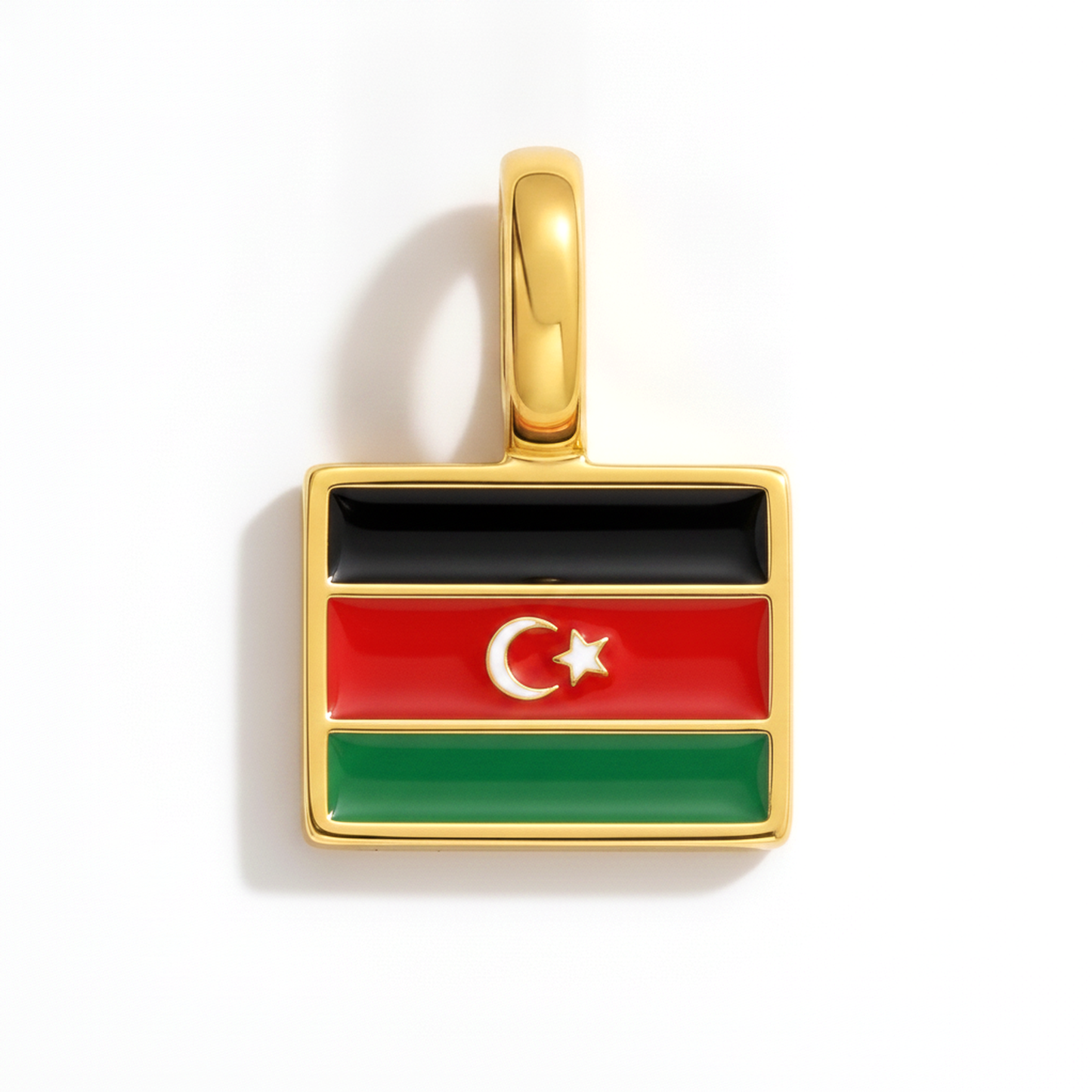 Charm - Flagge Eckig – Gold