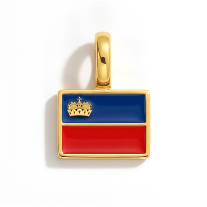 Charm - Flagge Eckig – Gold