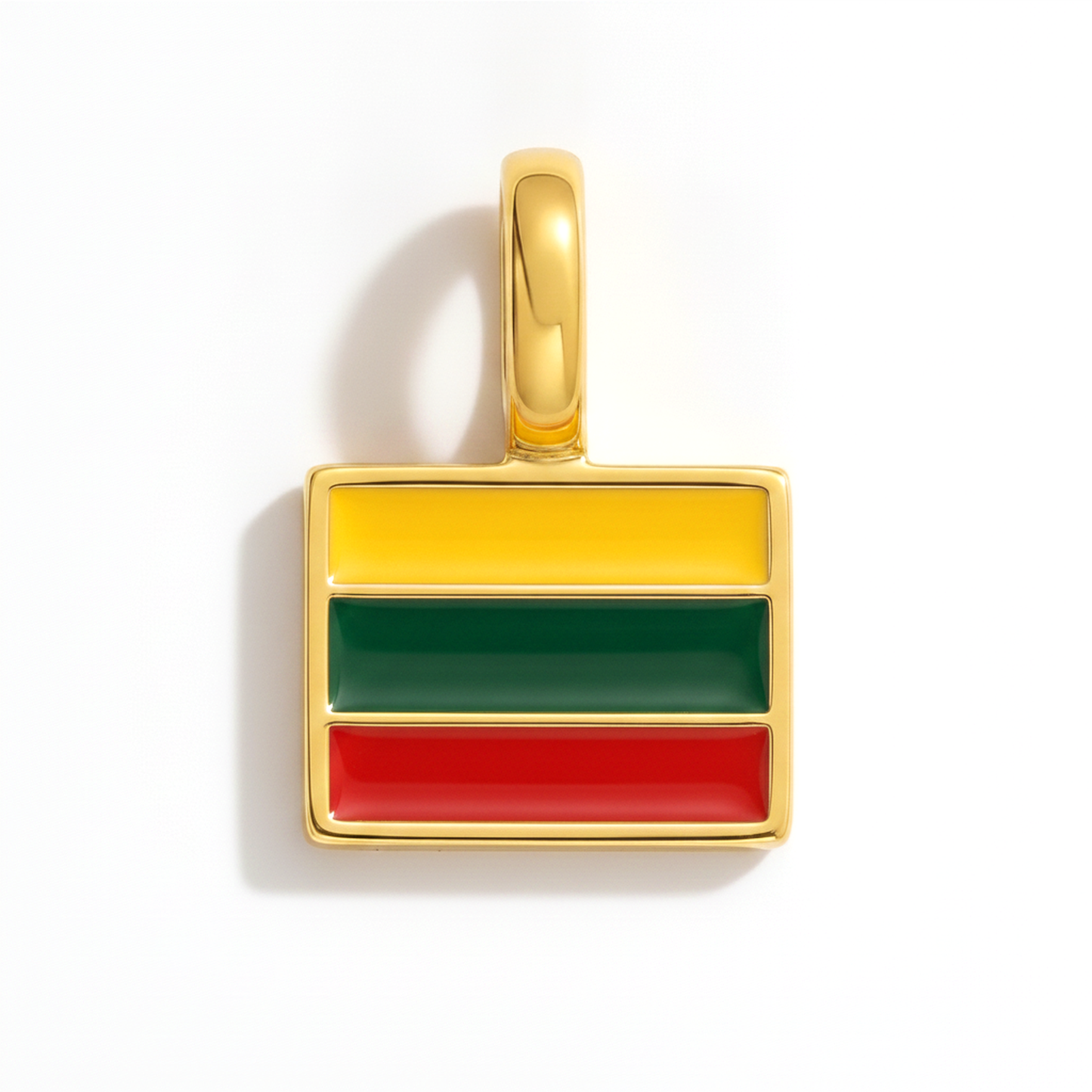 Charm - Flagge Eckig – Gold