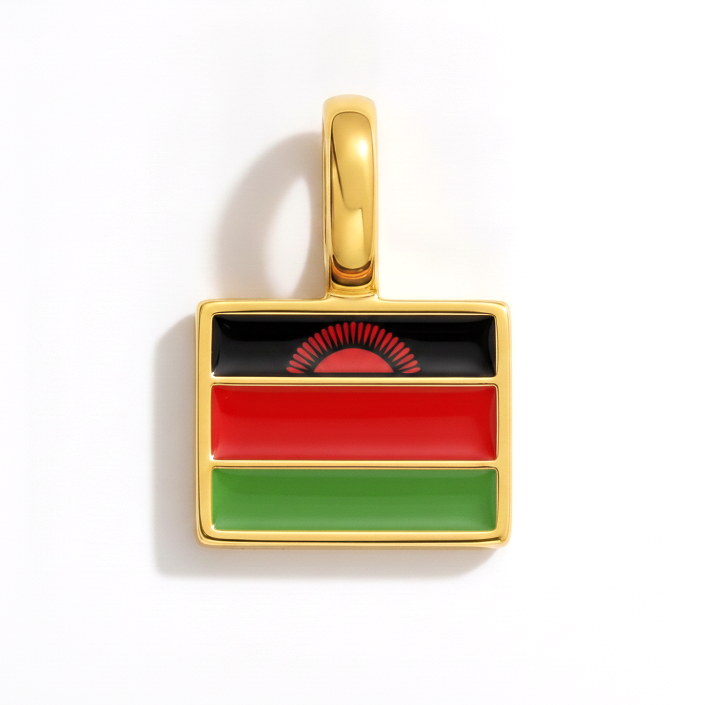 Charm - Flagge Eckig – Gold