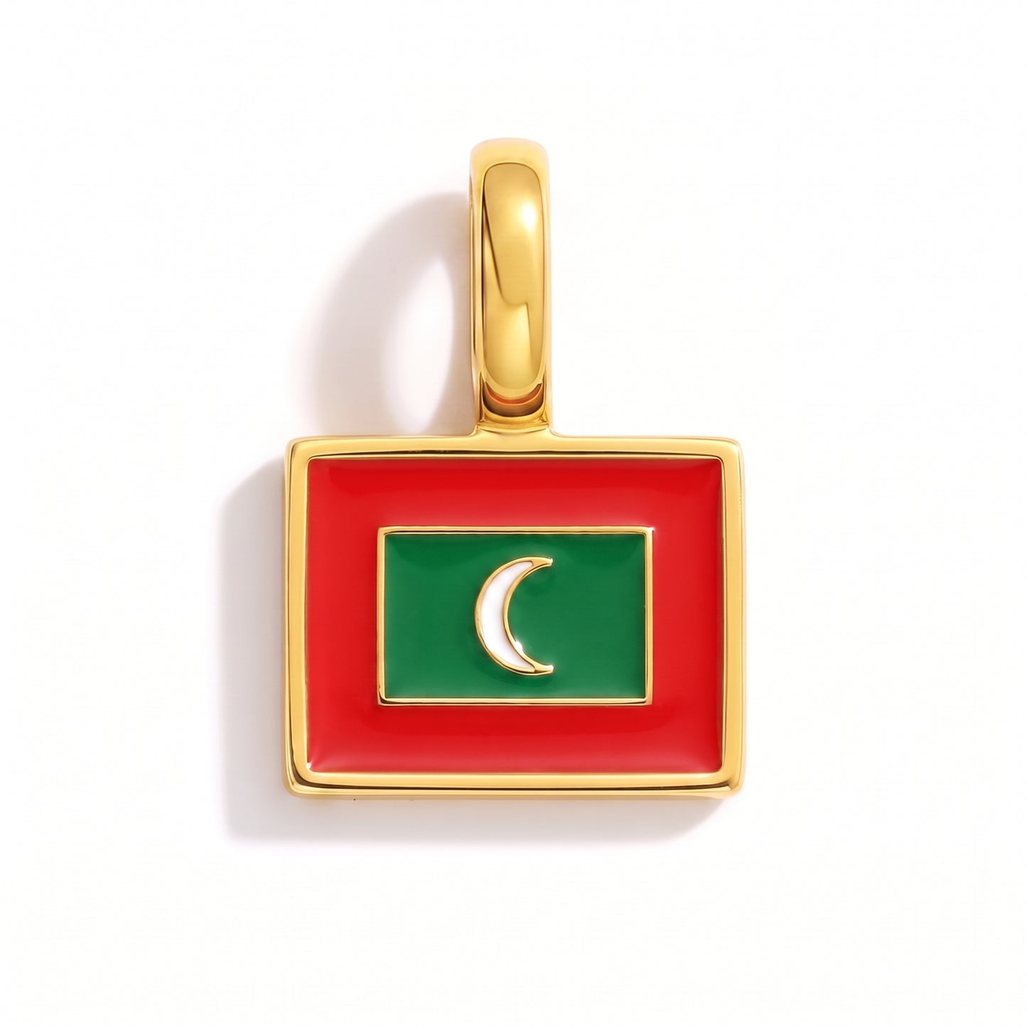 Charm - Flagge Eckig – Gold