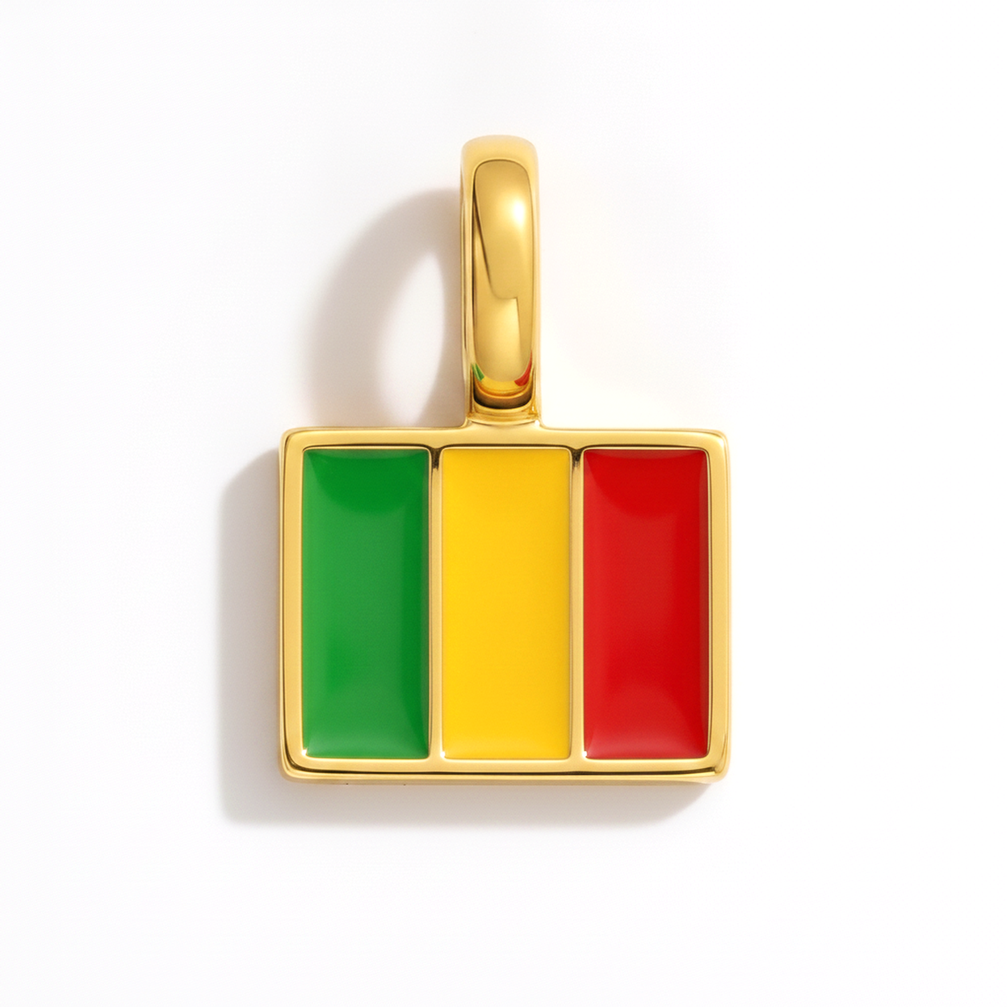Charm - Flagge Eckig – Gold