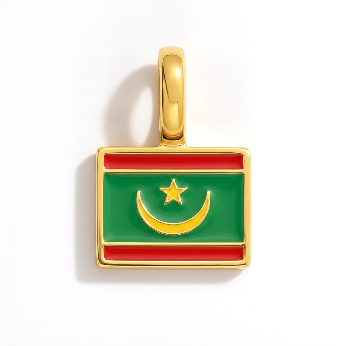 Charm - Flagge Eckig – Gold