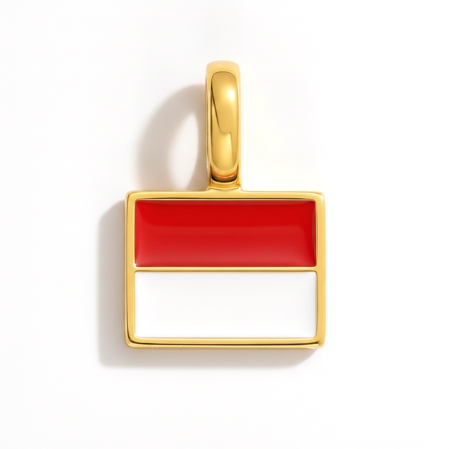 Charm - Flagge Eckig – Gold