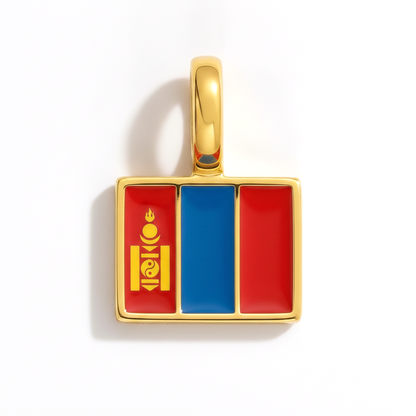 Charm - Flagge Eckig – Gold