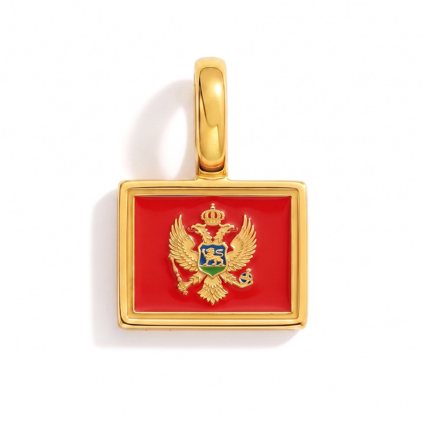 Charm - Flagge Eckig – Gold