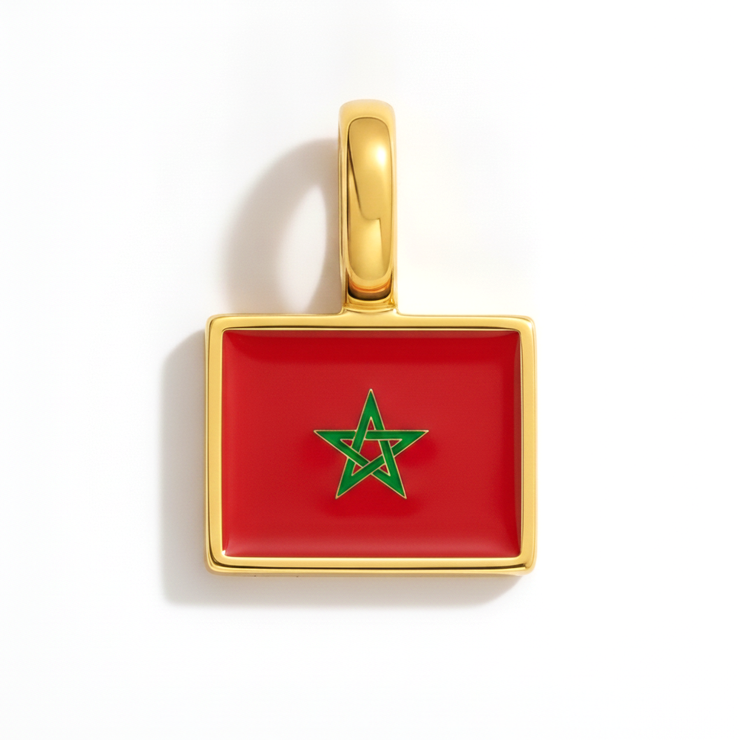 Charm - Flagge Eckig – Gold