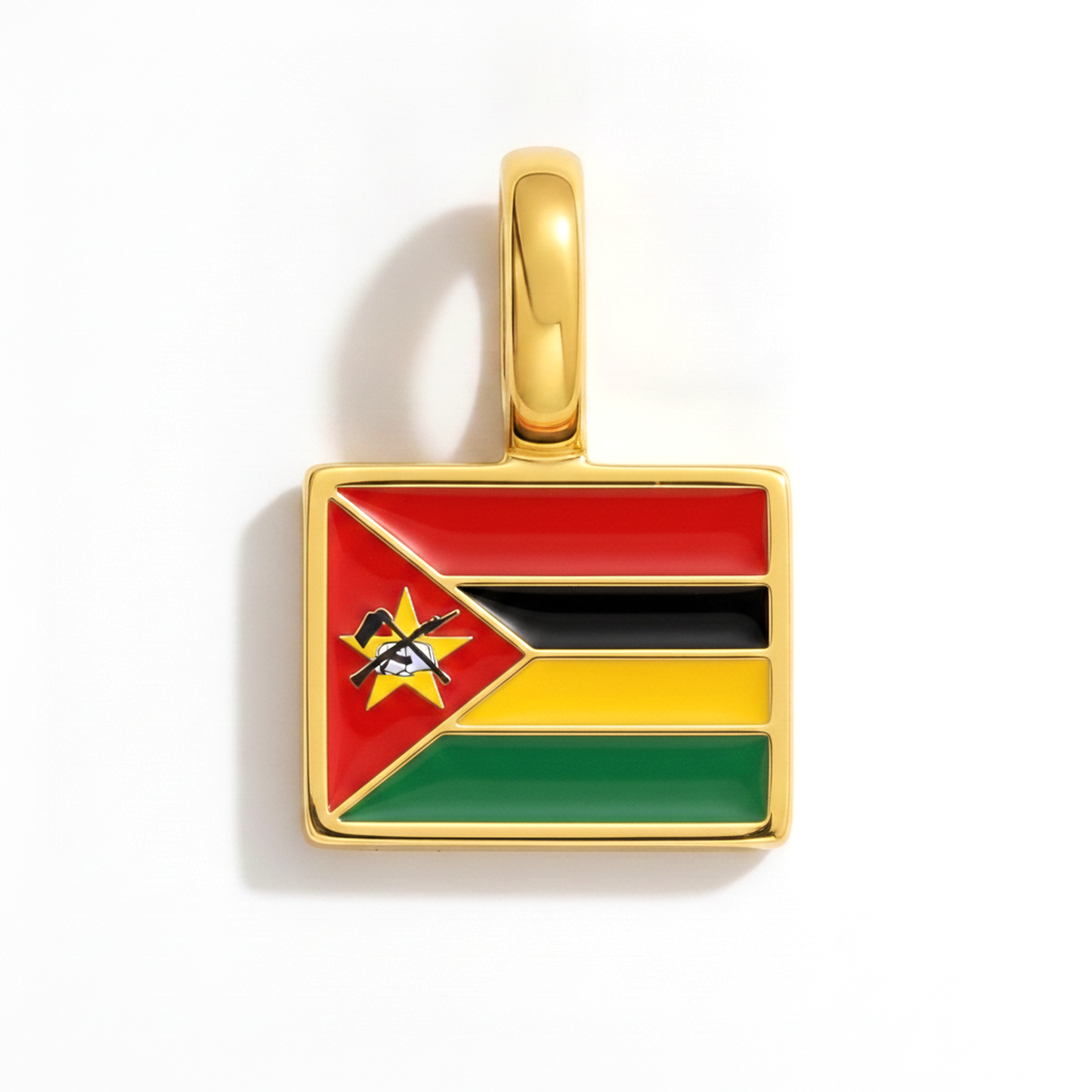 Charm - Flagge Eckig – Gold