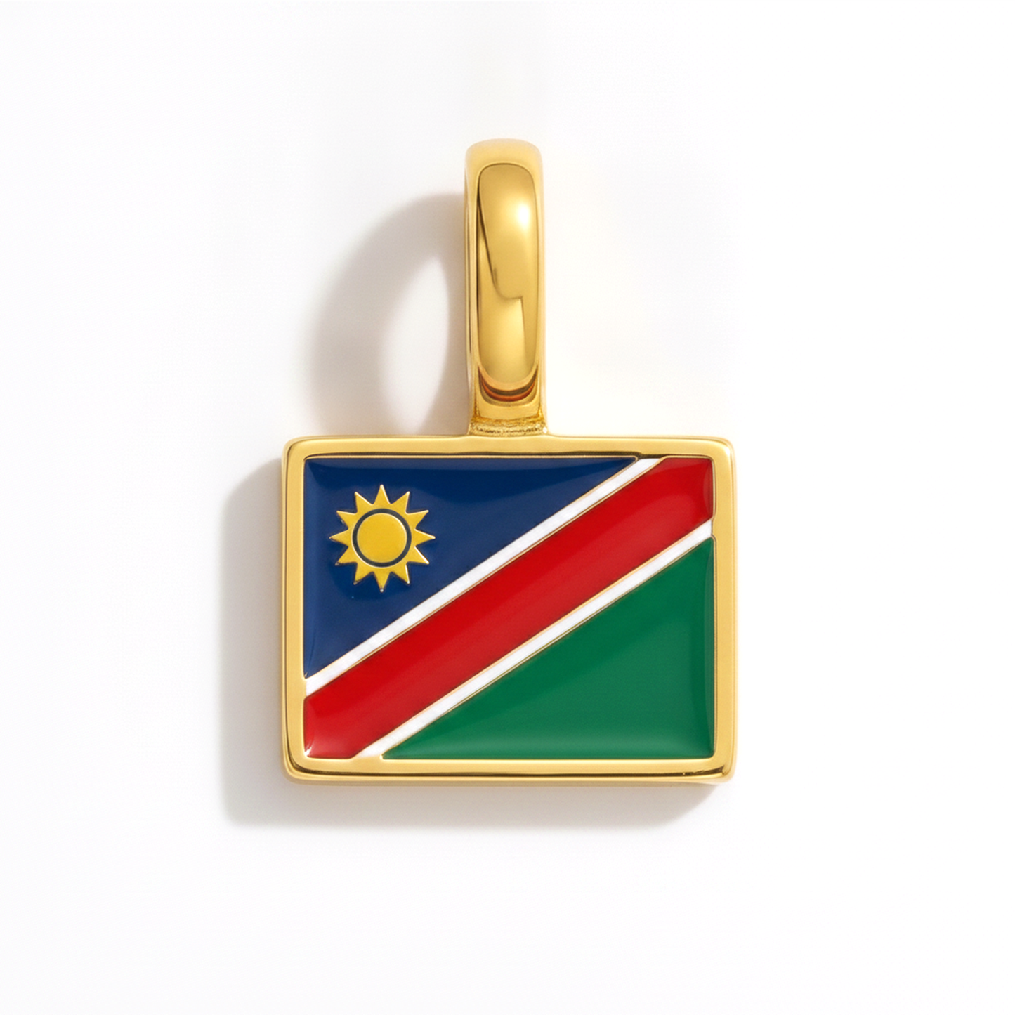 Charm - Flagge Eckig – Gold