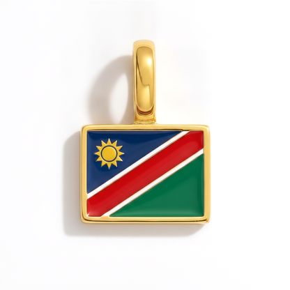 Charm - Flagge Eckig – Gold
