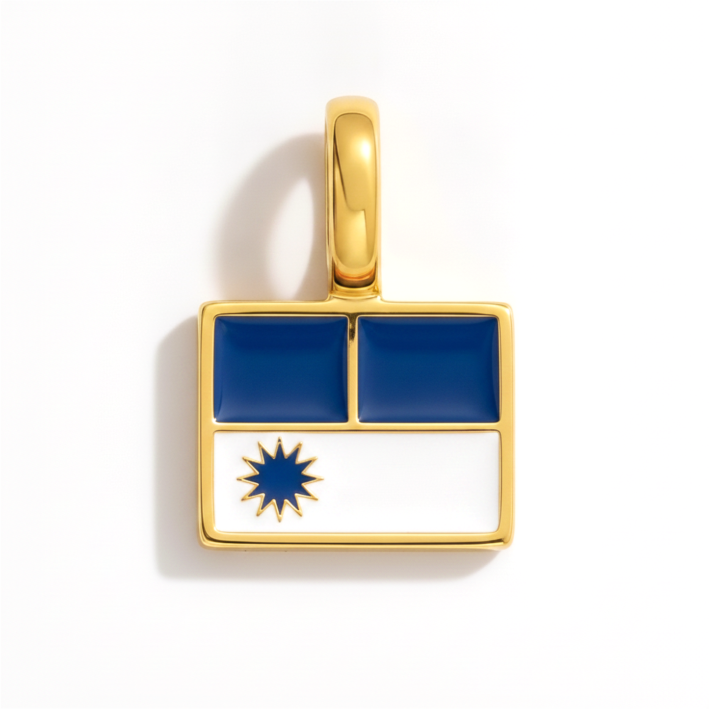 Charm - Flagge Eckig – Gold