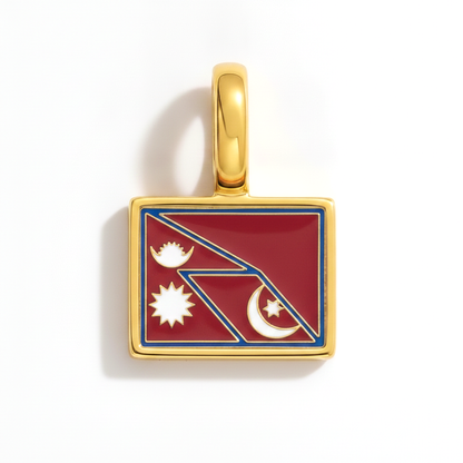 Charm - Flagge Eckig – Gold