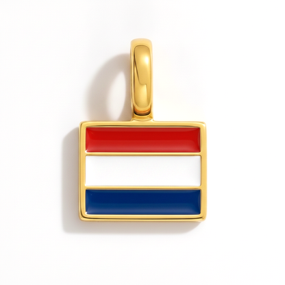 Charm - Flagge Eckig – Gold