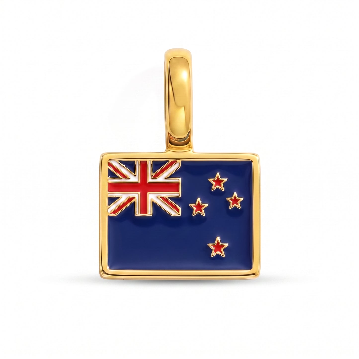 Charm - Flagge Eckig – Gold