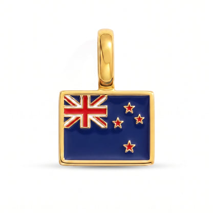Charm - Flagge Eckig – Gold