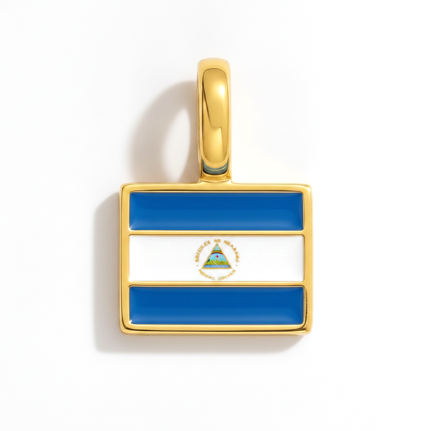 Charm - Flagge Eckig – Gold
