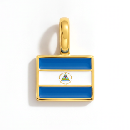 Charm - Flagge Eckig – Gold