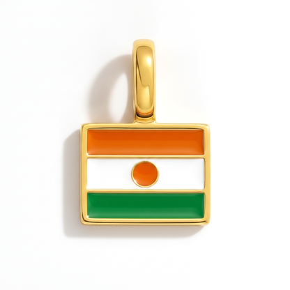 Charm - Flagge Eckig – Gold