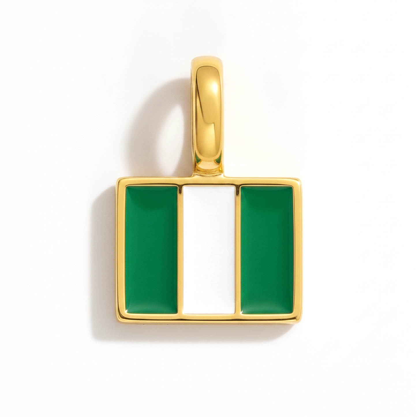 Charm - Flagge Eckig – Gold