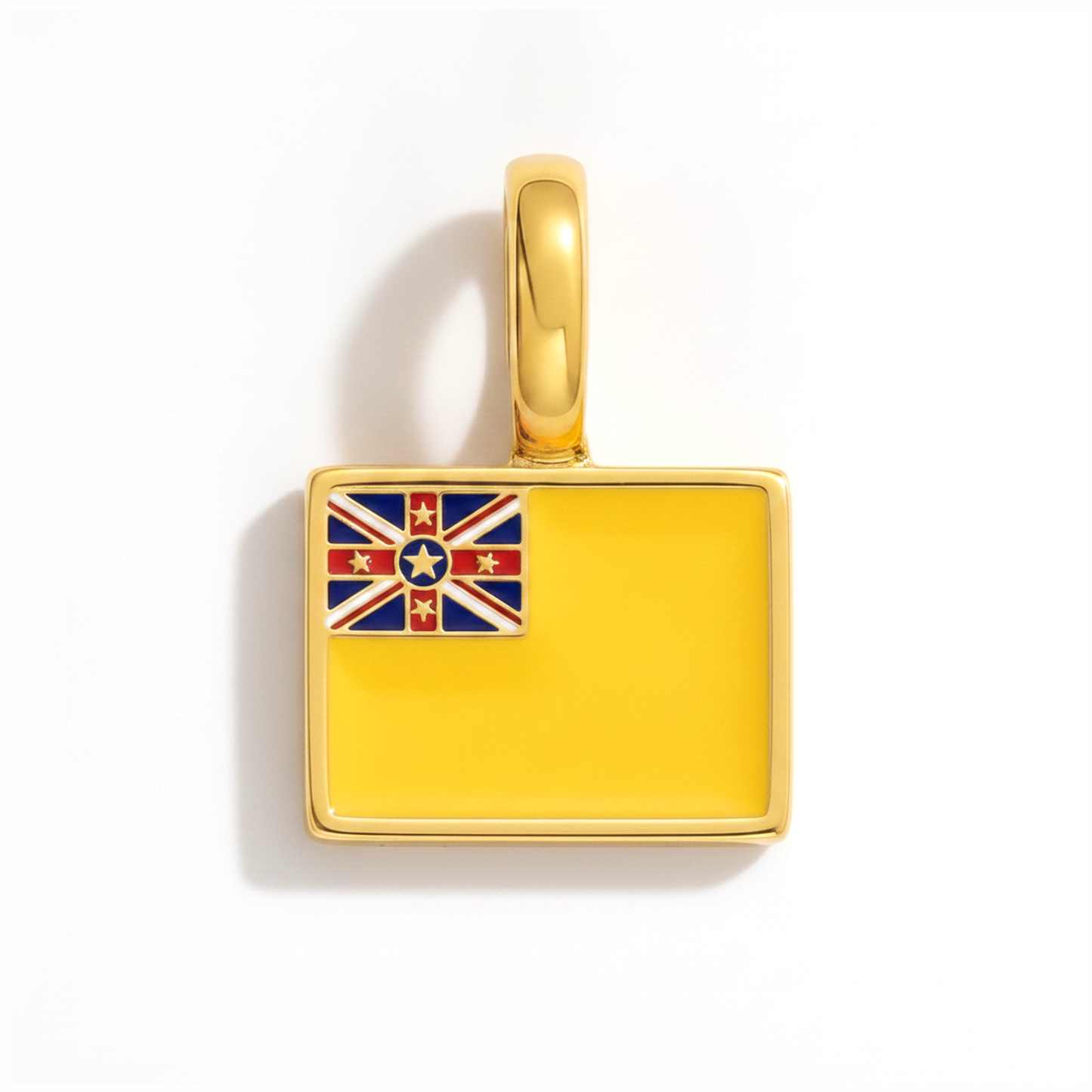 Charm - Flagge Eckig – Gold
