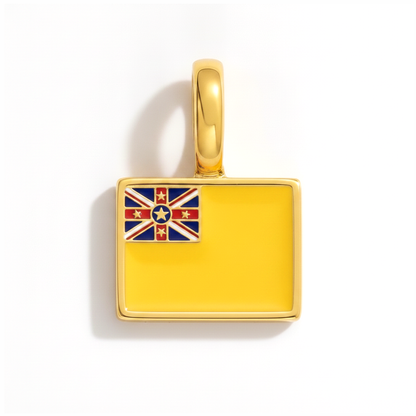 Charm - Flagge Eckig – Gold