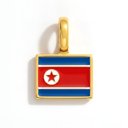 Charm - Flagge Eckig – Gold