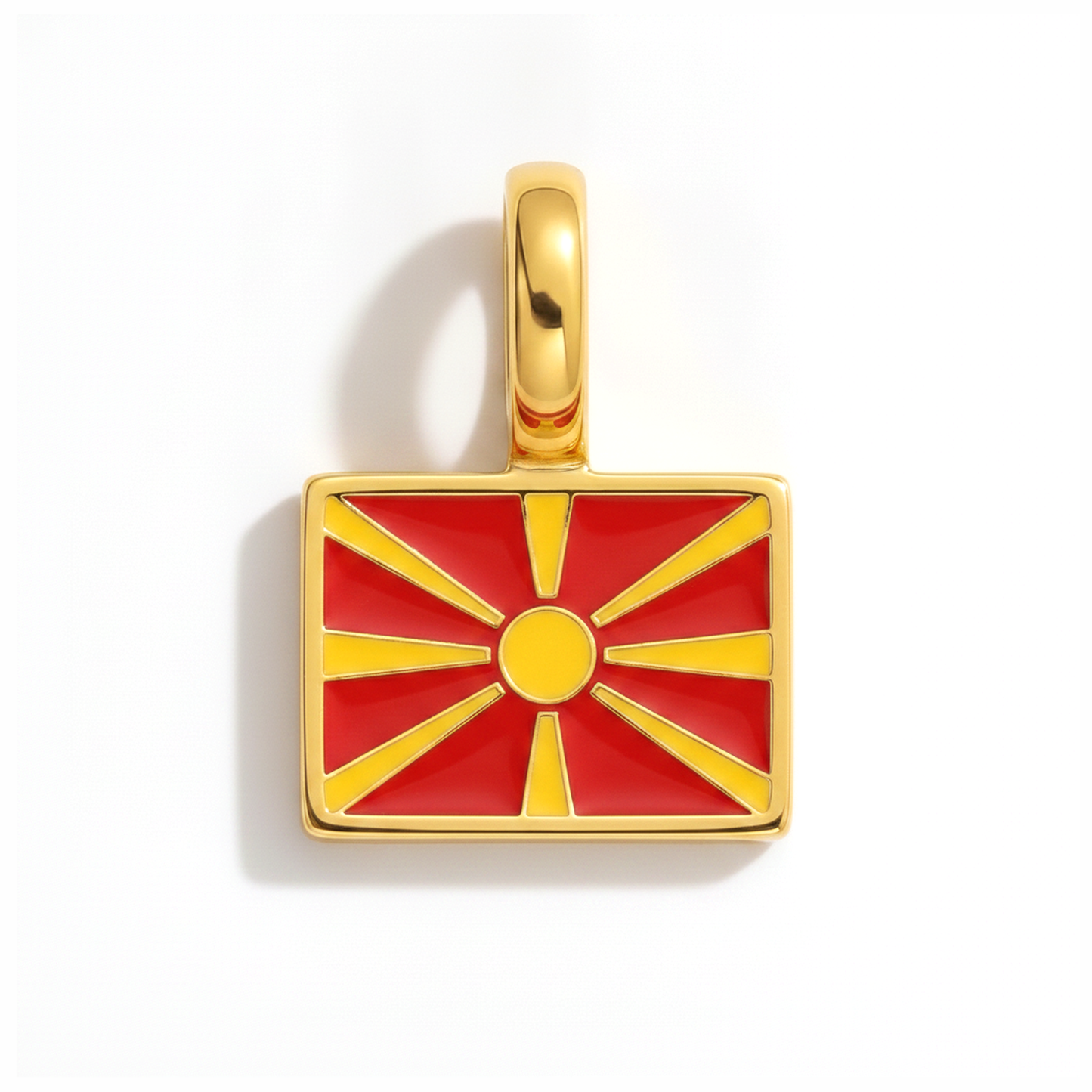 Charm - Flagge Eckig – Gold