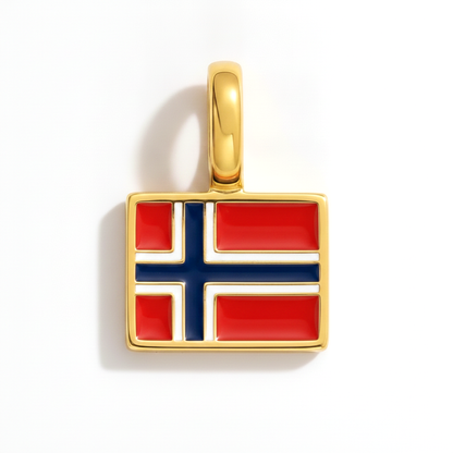 Charm - Flagge Eckig – Gold